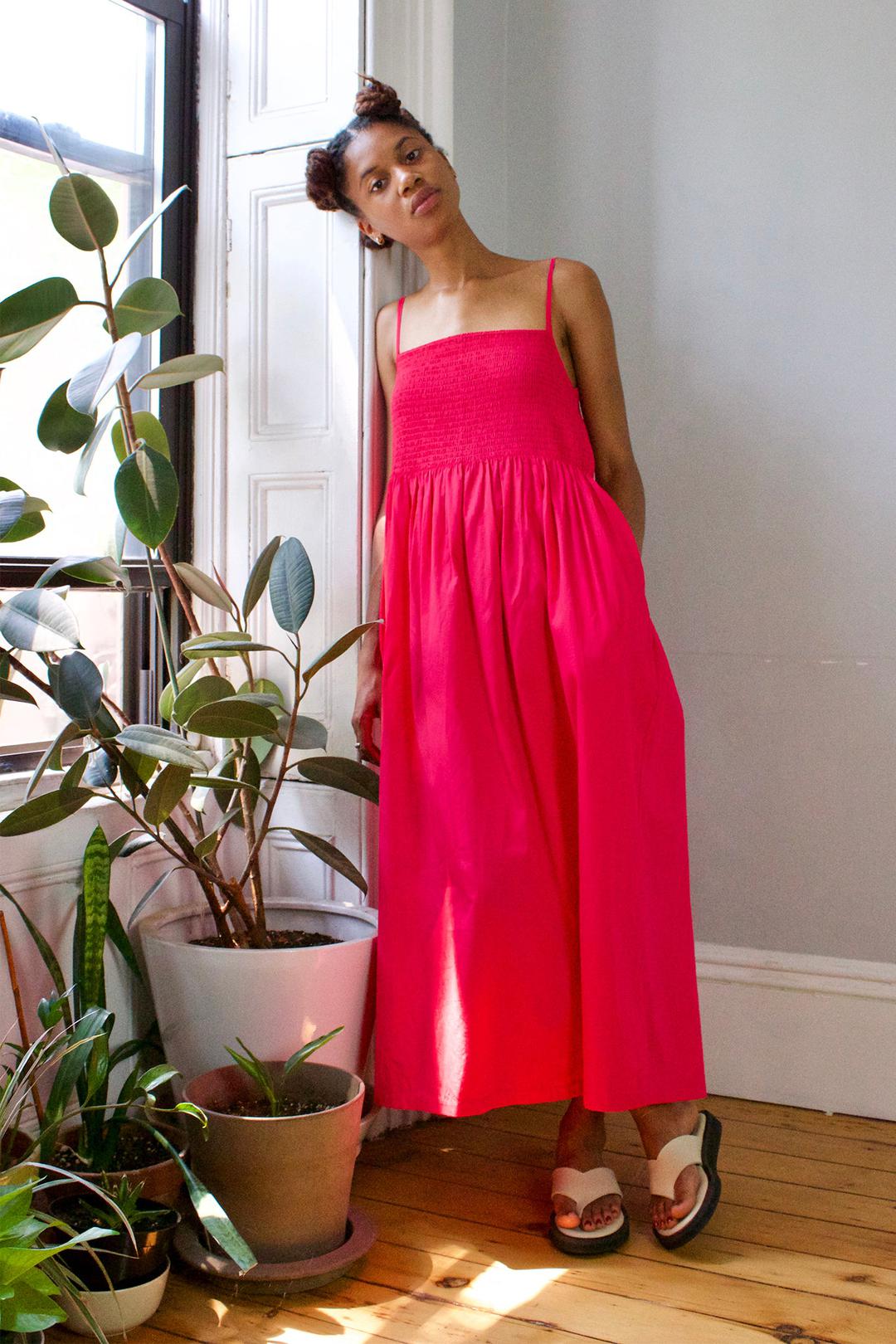 Hester Dress - Hot Pink