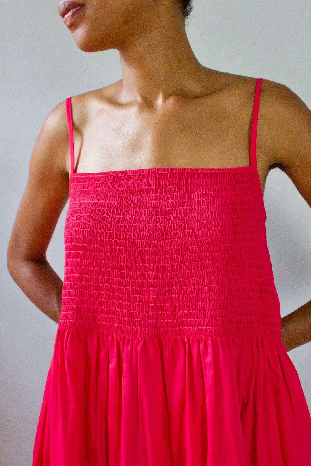 Hester Dress - Hot Pink
