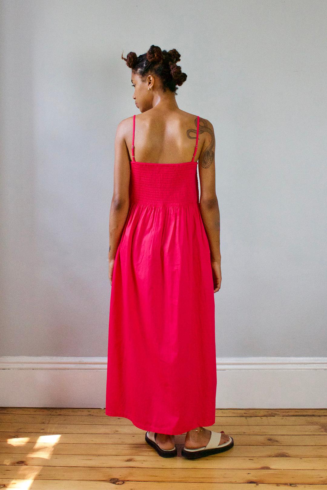 Hester Dress - Hot Pink