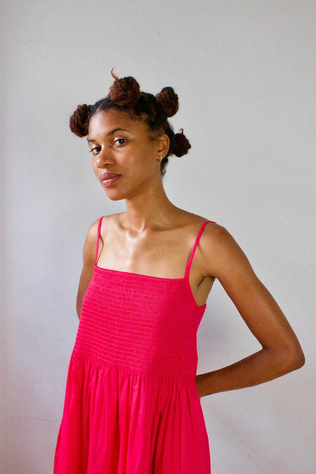 Hester Dress - Hot Pink
