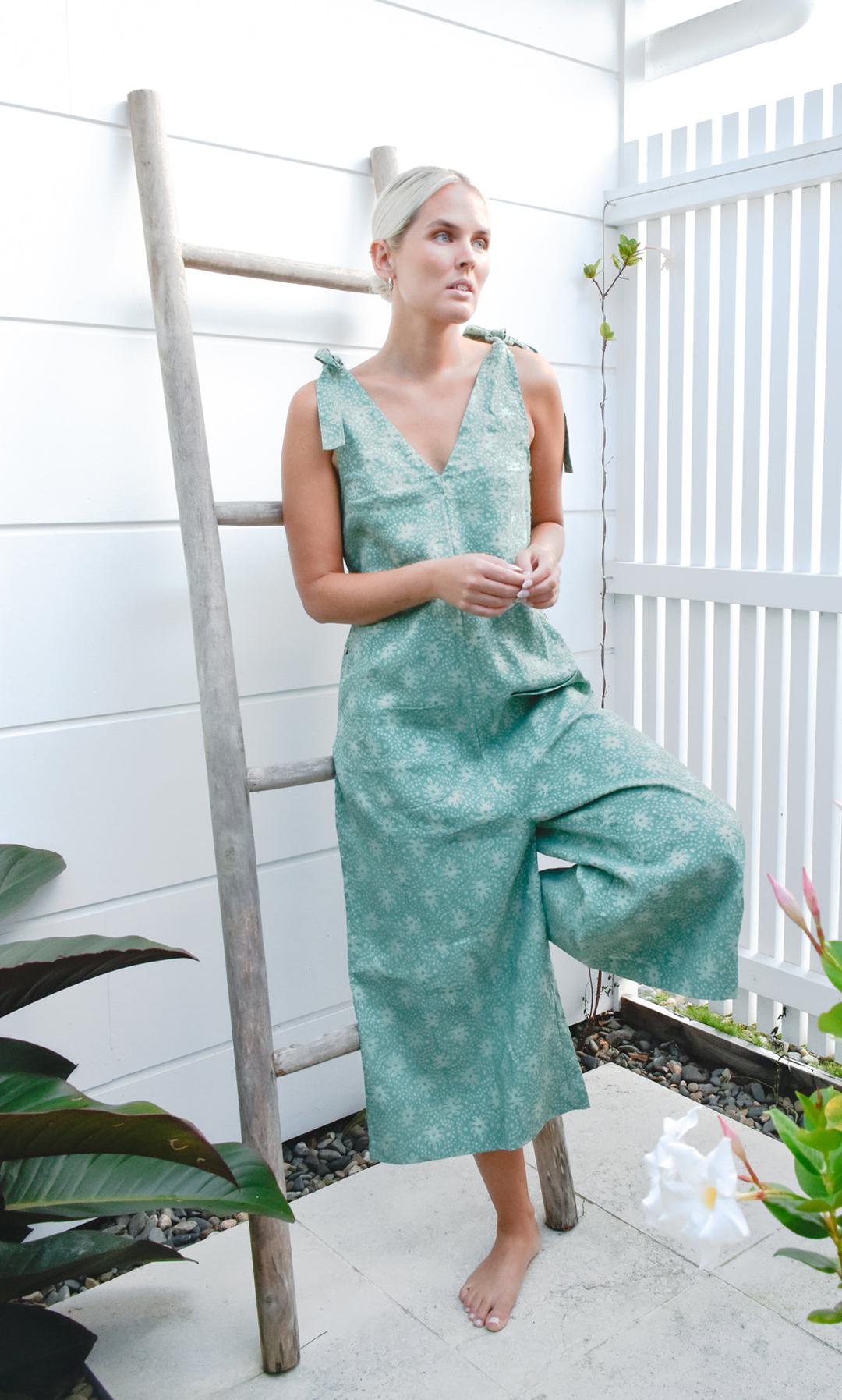 Meher Romper - Forest Green