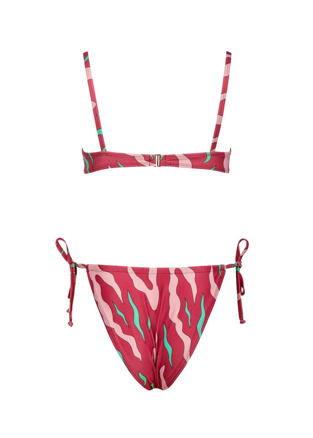 Elisabeth Bikini - Burgundy Scarus