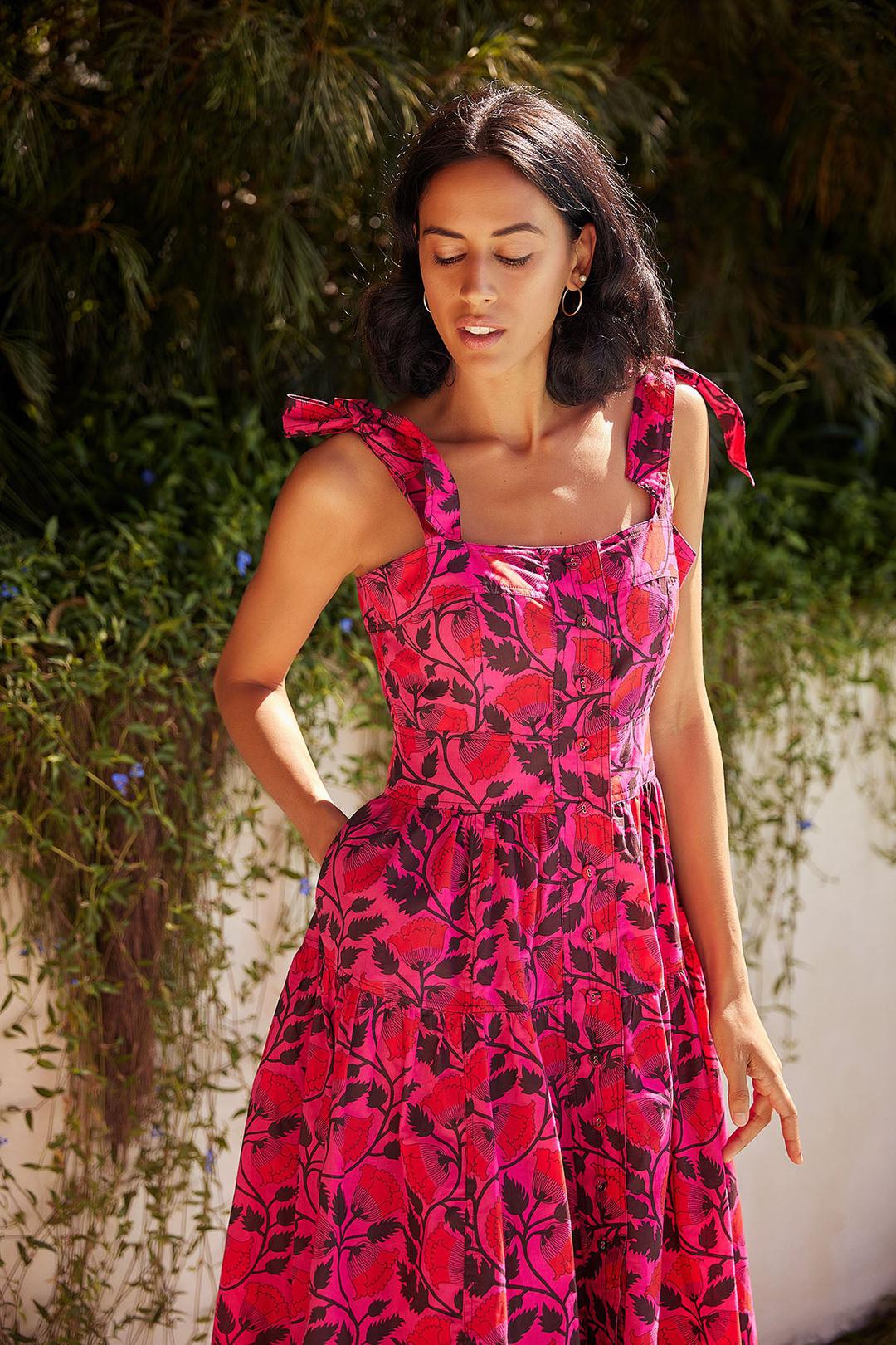 Ahana Dress Cochin Flower Print