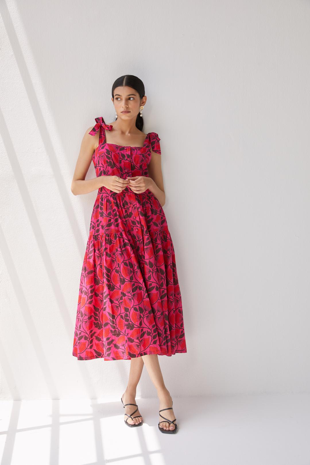 Ahana Dress Cochin Flower Print